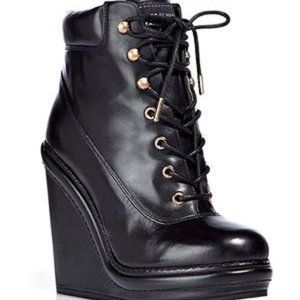 Marc by Marc Jacobs Lace-Up Wedge Ankle Boot